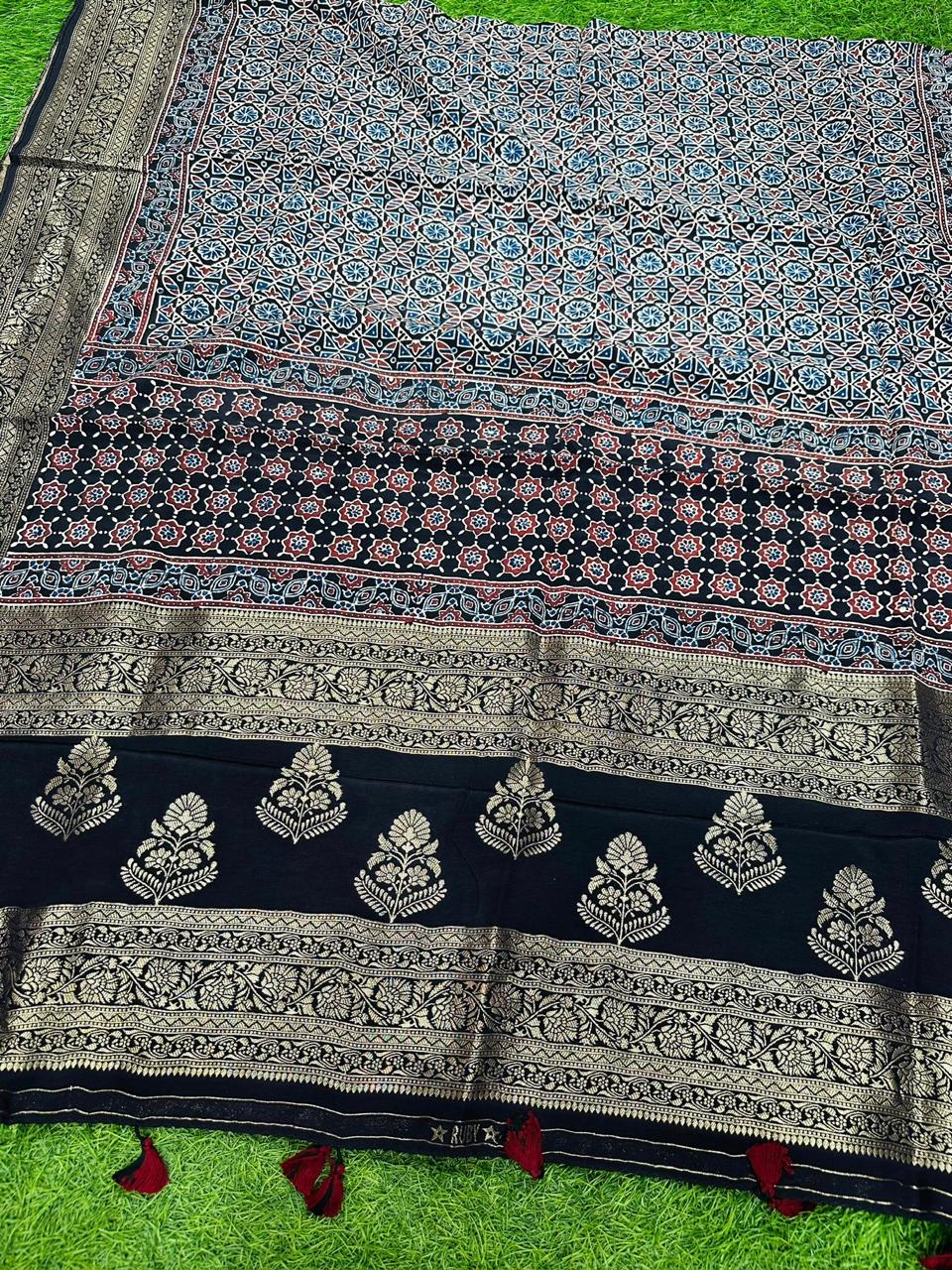 NACHARAL DOLA SILK DUPATTA 009