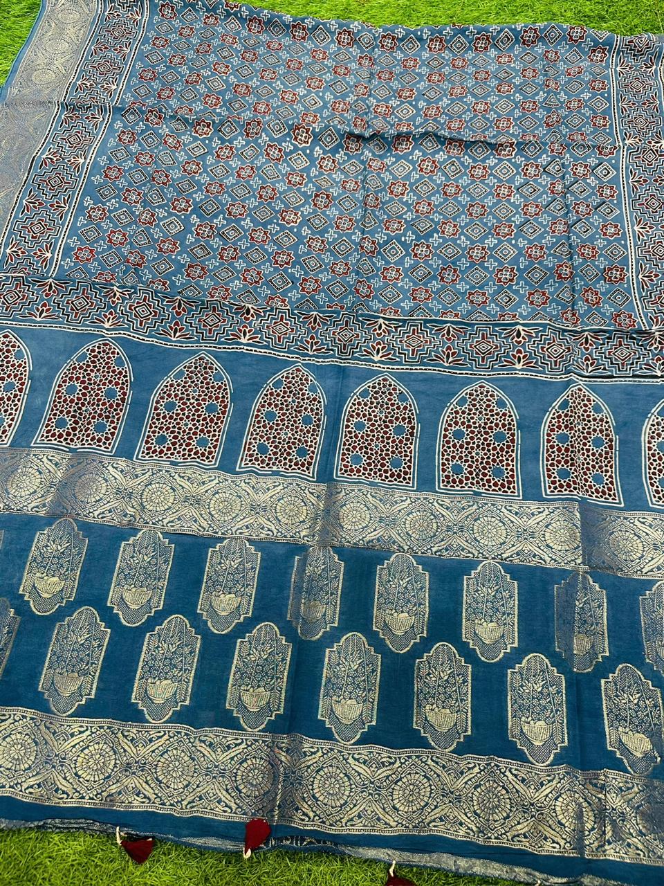 NACHARAL DOLA SILK DUPATTA 020
