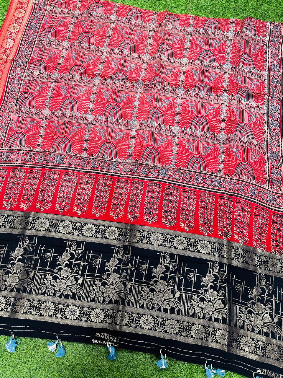NACHARAL DOLA SILK DUPATTA NDD-024